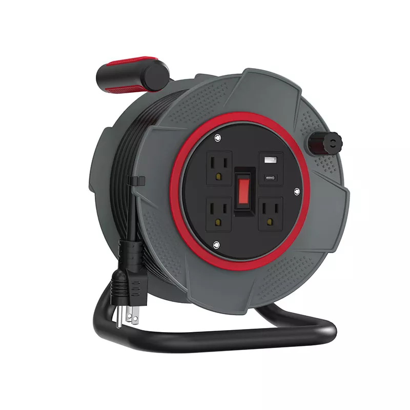 3outlets usb dẻo cuộn dây 45ft